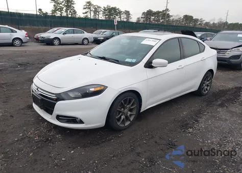 2013 Dodge Dart Rallye из США, поврежденный, VIN 1C3CDFBA0DD176334